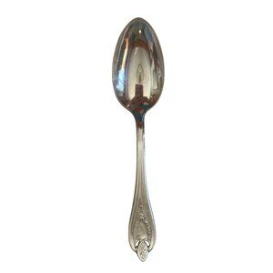 Vintage 1847 Rogers Bros Silver-Plated Teaspoon With Floral Handle Design B130